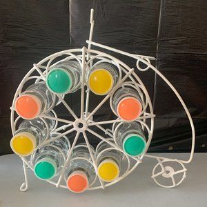 Vintage Penny Farthing Bicycle Spice Rack